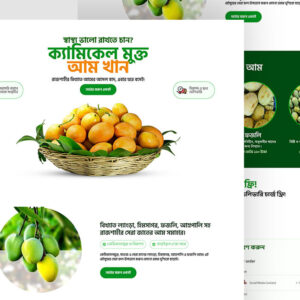 Seasonal Fruit Industry – High-Converting Sales Funnel Landing Page for Organic Summer Fruits | Elementor + CartFlows Template